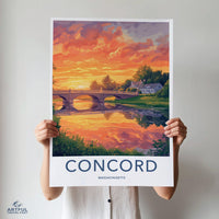 Concord Poster - New Hampshire Wall Art