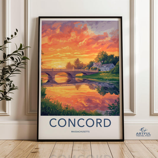 Concord Poster - New Hampshire Wall Art