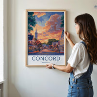 Concord Poster - New Hampshire Wall Art