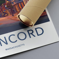Concord Poster - New Hampshire Wall Art