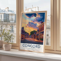 Concord Poster - New Hampshire Wall Art