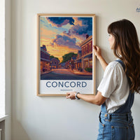 Concord Poster - New Hampshire Wall Art