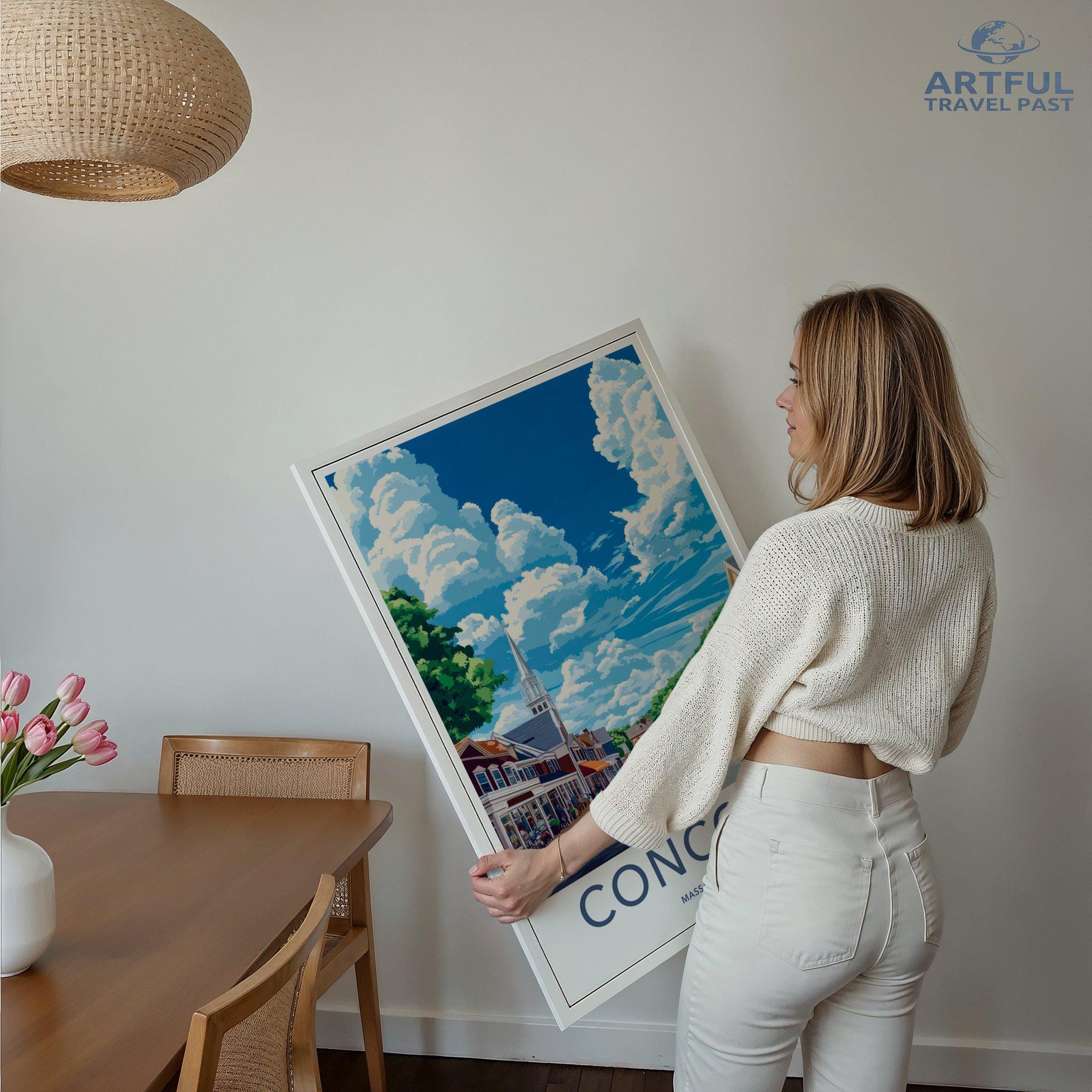 Concord Poster - New Hampshire Wall Art