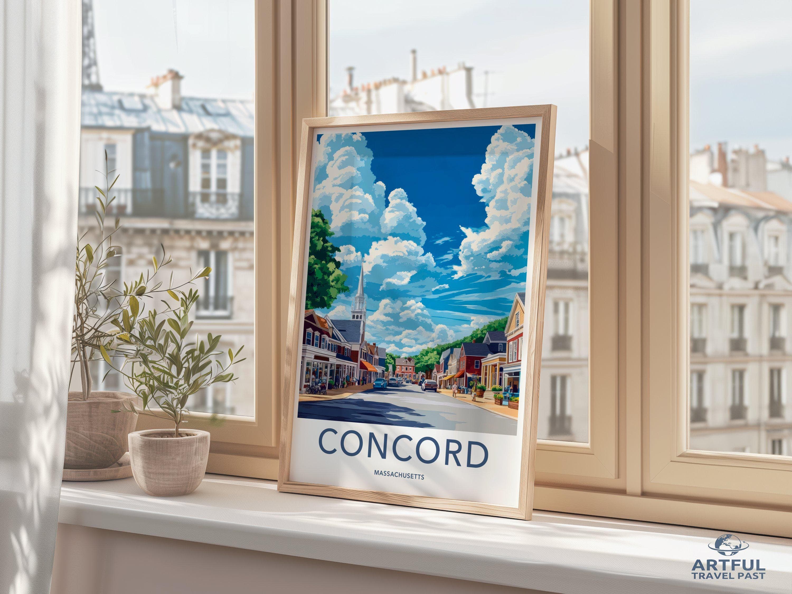 Concord Poster - New Hampshire Wall Art
