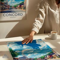 Concord Poster - New Hampshire Wall Art