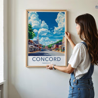 Concord Poster - New Hampshire Wall Art