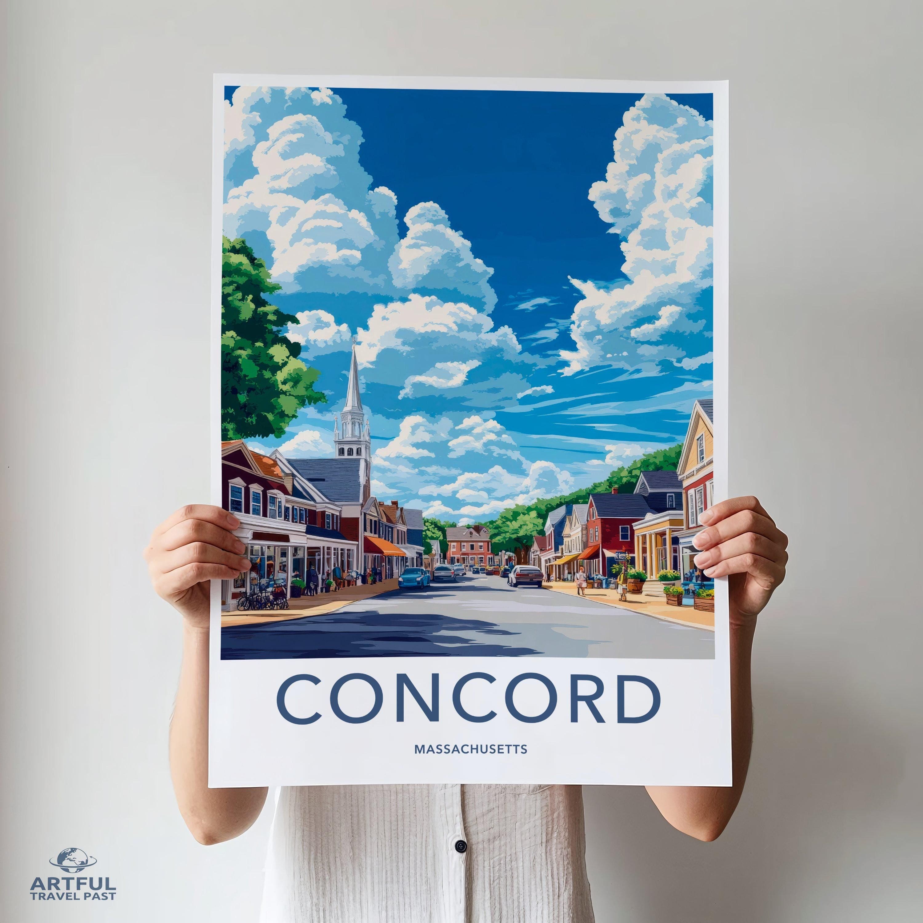 Concord Poster - New Hampshire Wall Art