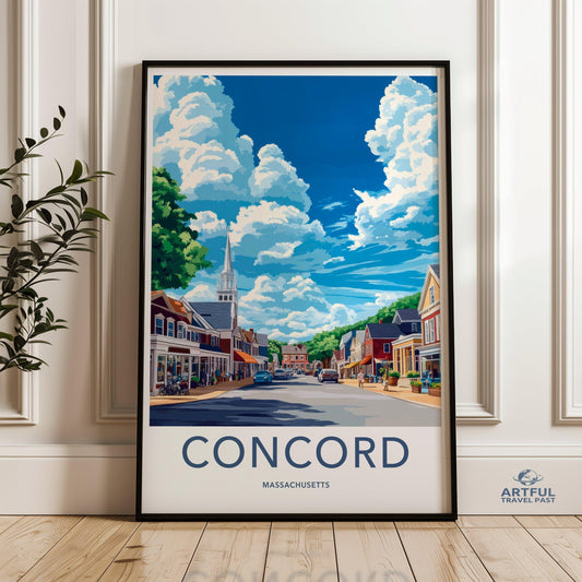 Concord Poster - New Hampshire Wall Art