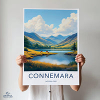 Connemara National Park Poster - Ireland Wall Art