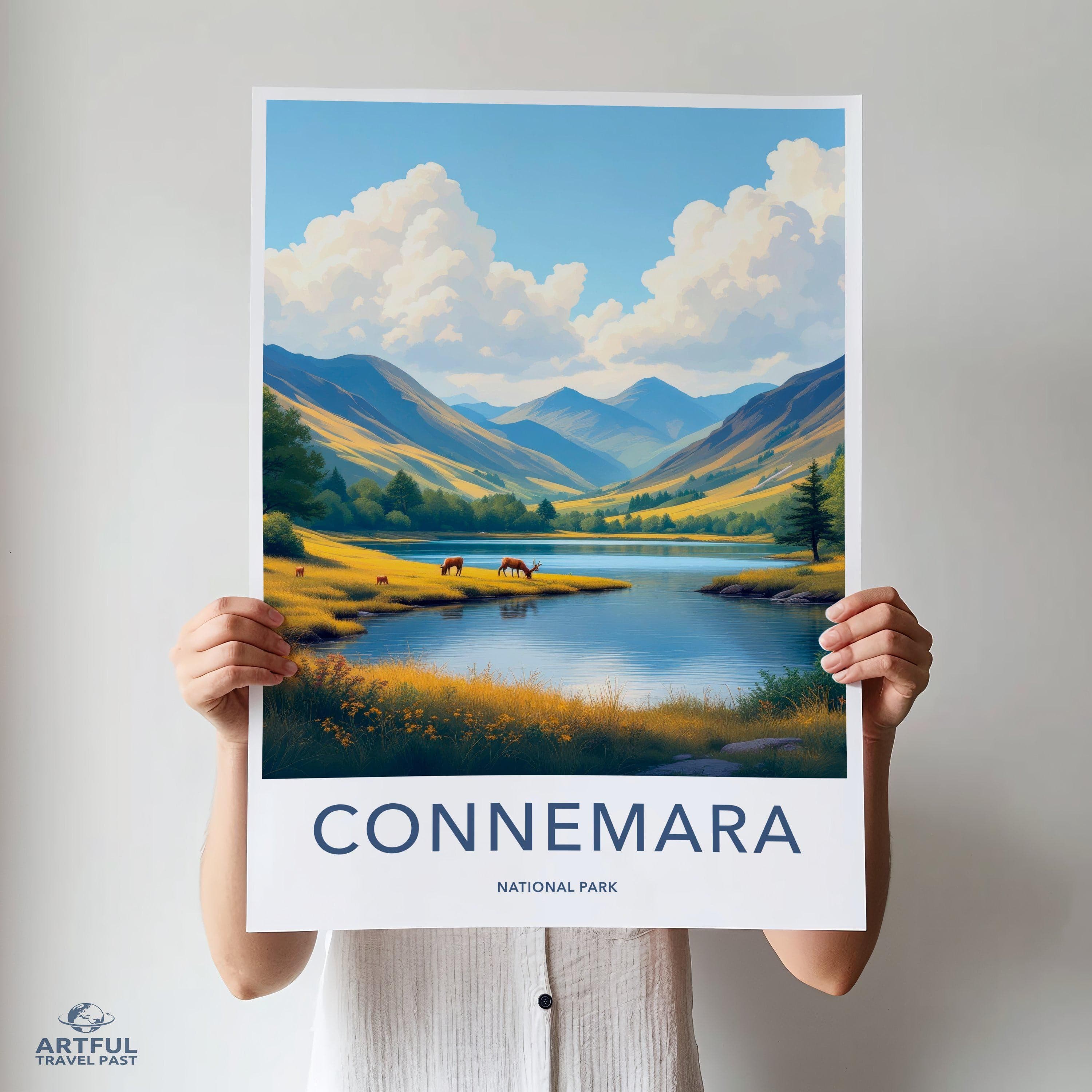Connemara National Park Poster - Ireland Wall Art