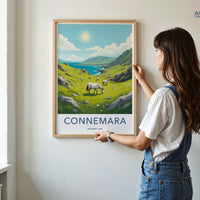 Connemara National Park Poster - Ireland Wall Art