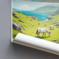Connemara National Park Poster - Ireland Wall Art