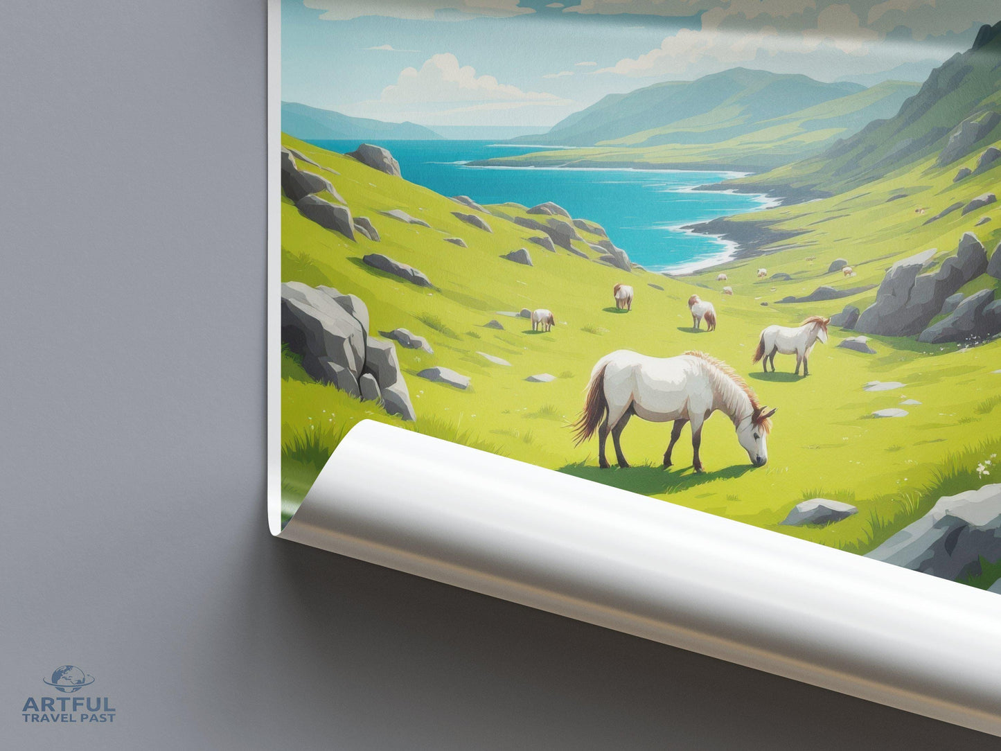 Connemara National Park Poster - Ireland Wall Art