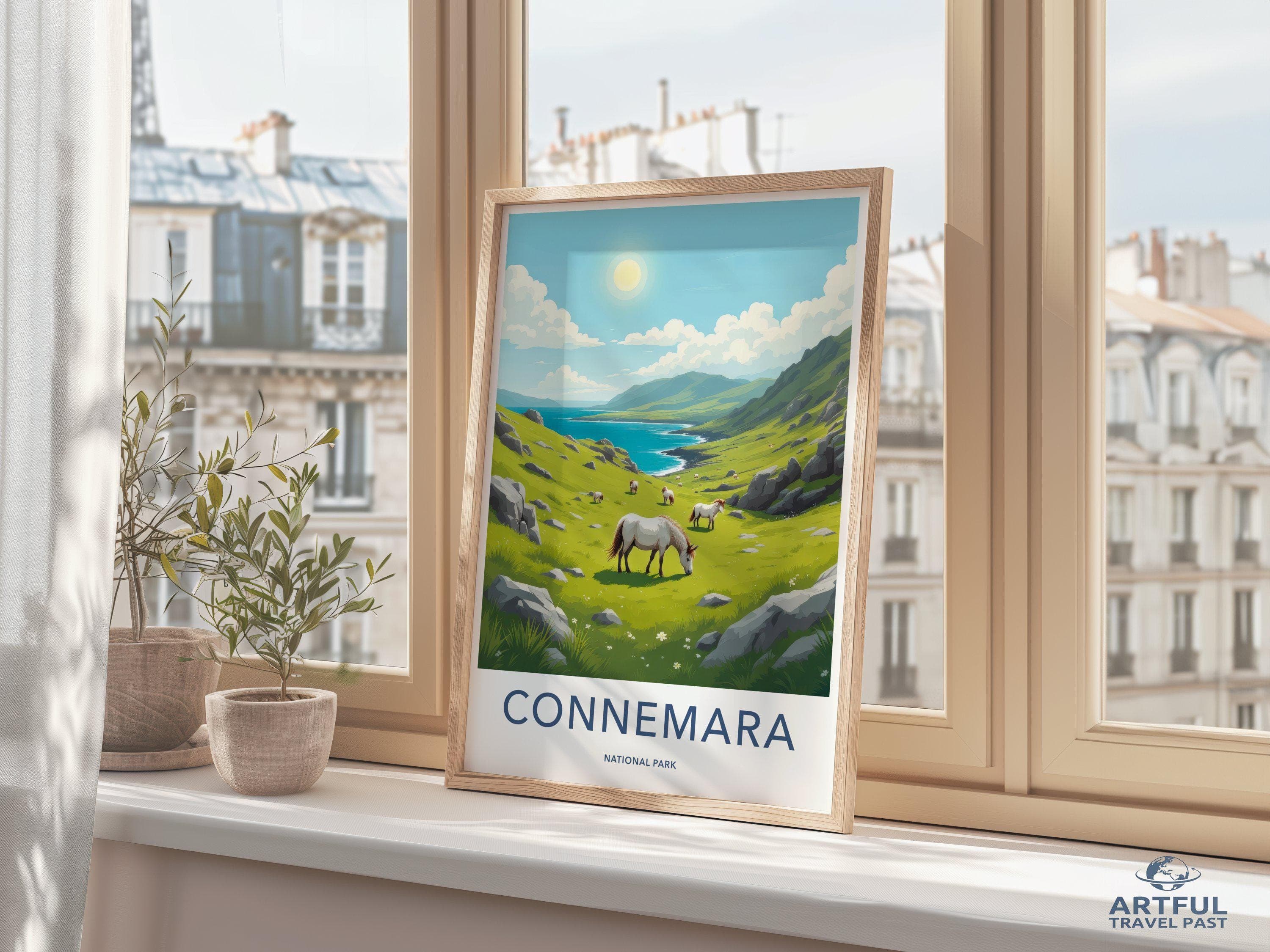 Connemara National Park Poster - Ireland Wall Art