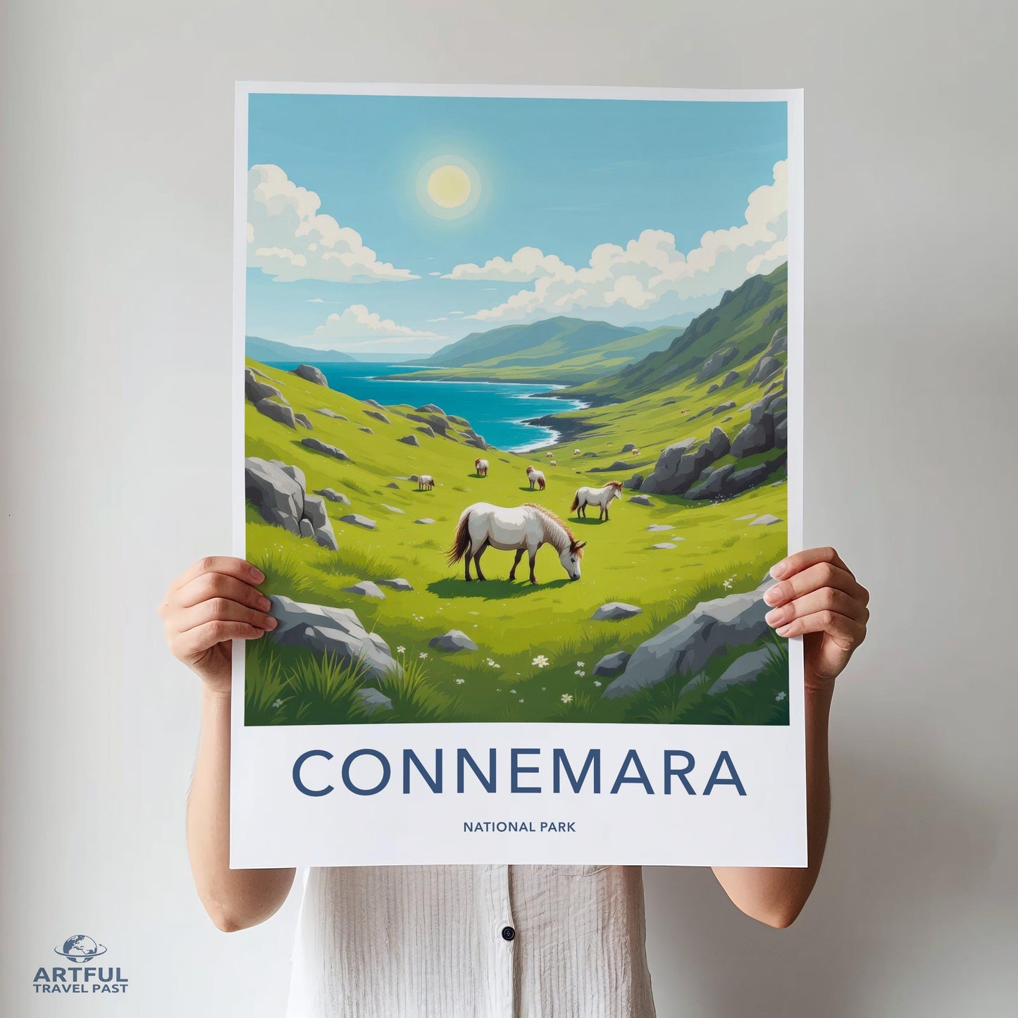 Connemara National Park Poster - Ireland Wall Art