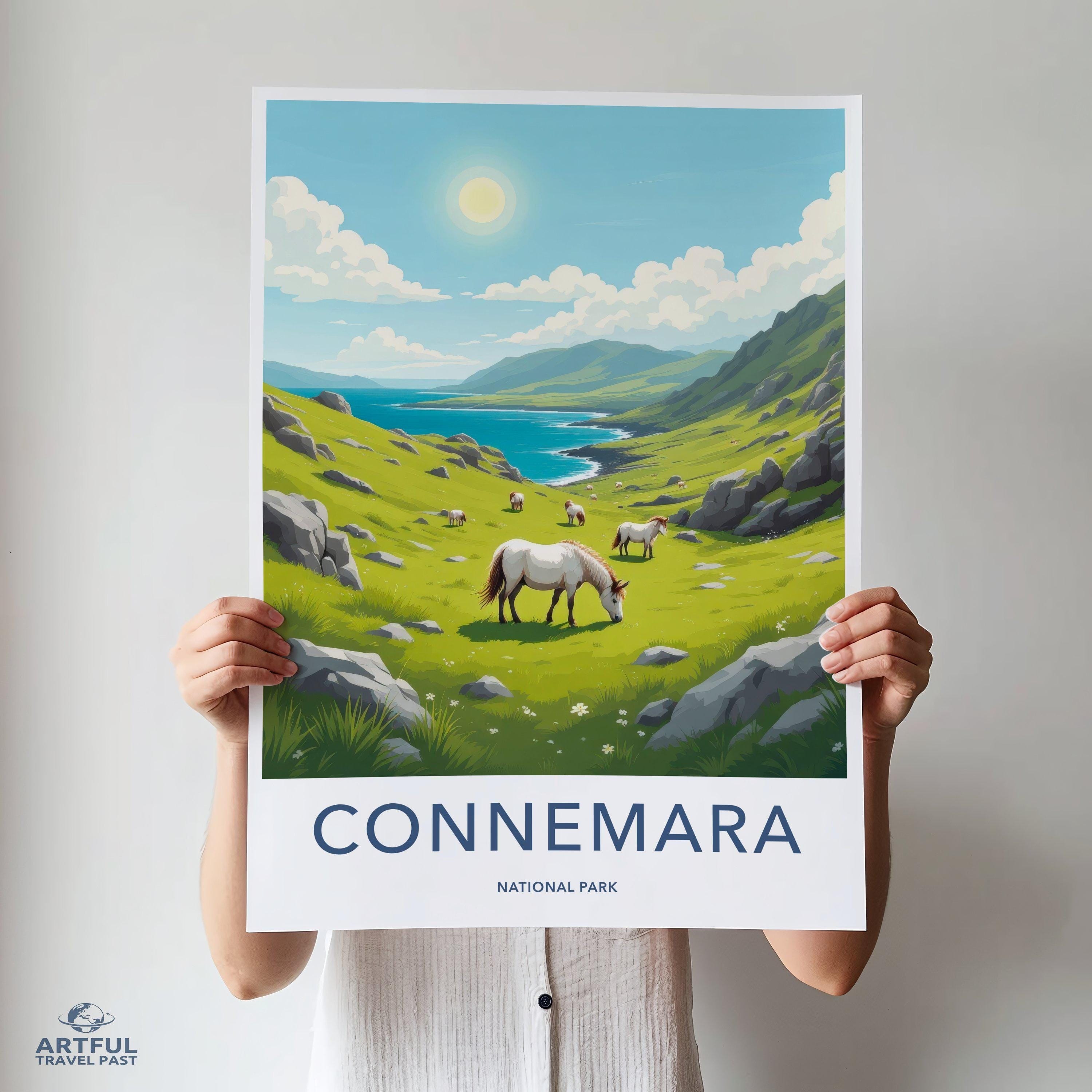 Connemara National Park Poster - Ireland Wall Art