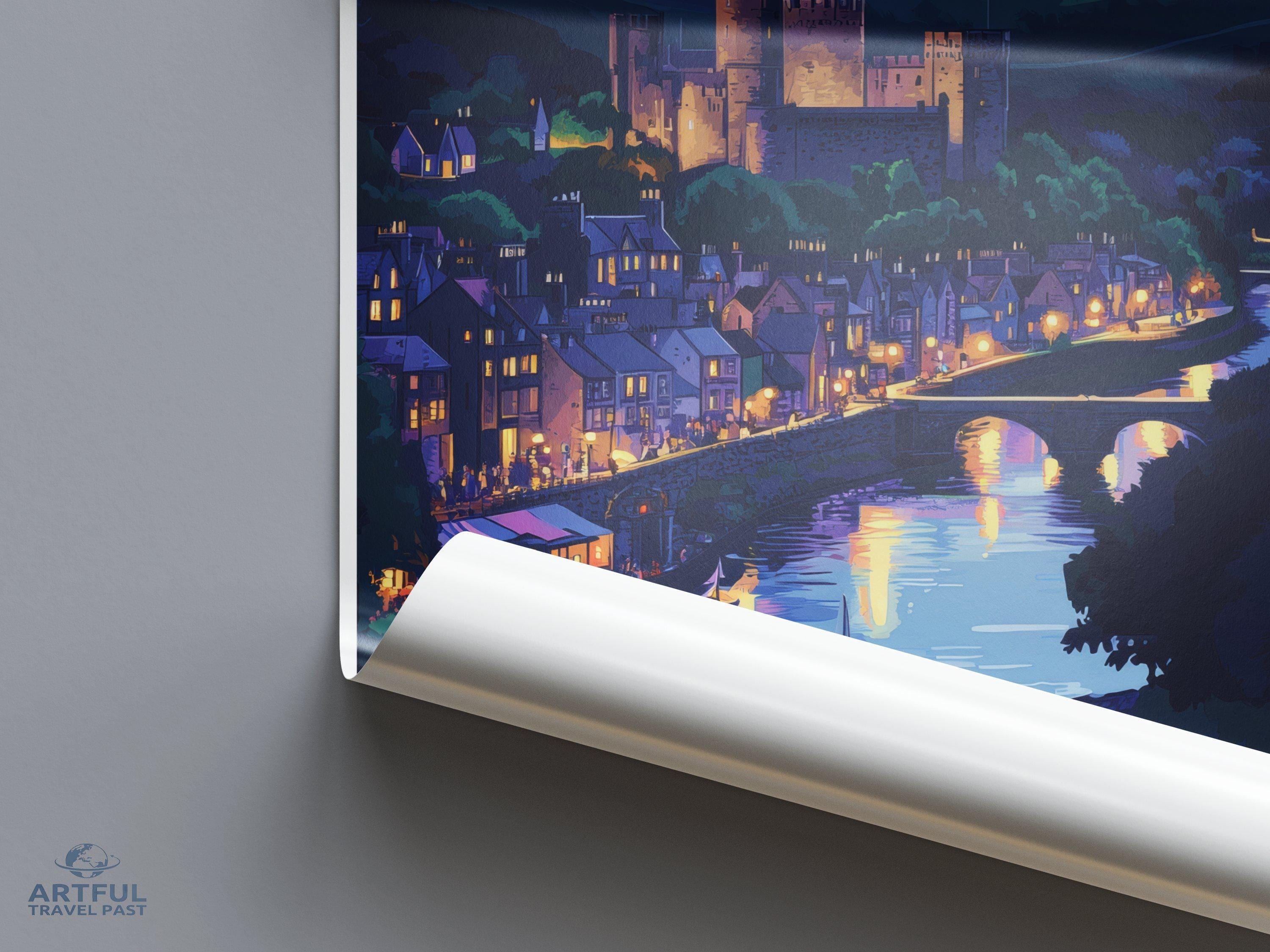Conwy Castle Poster - Wales Wall Art