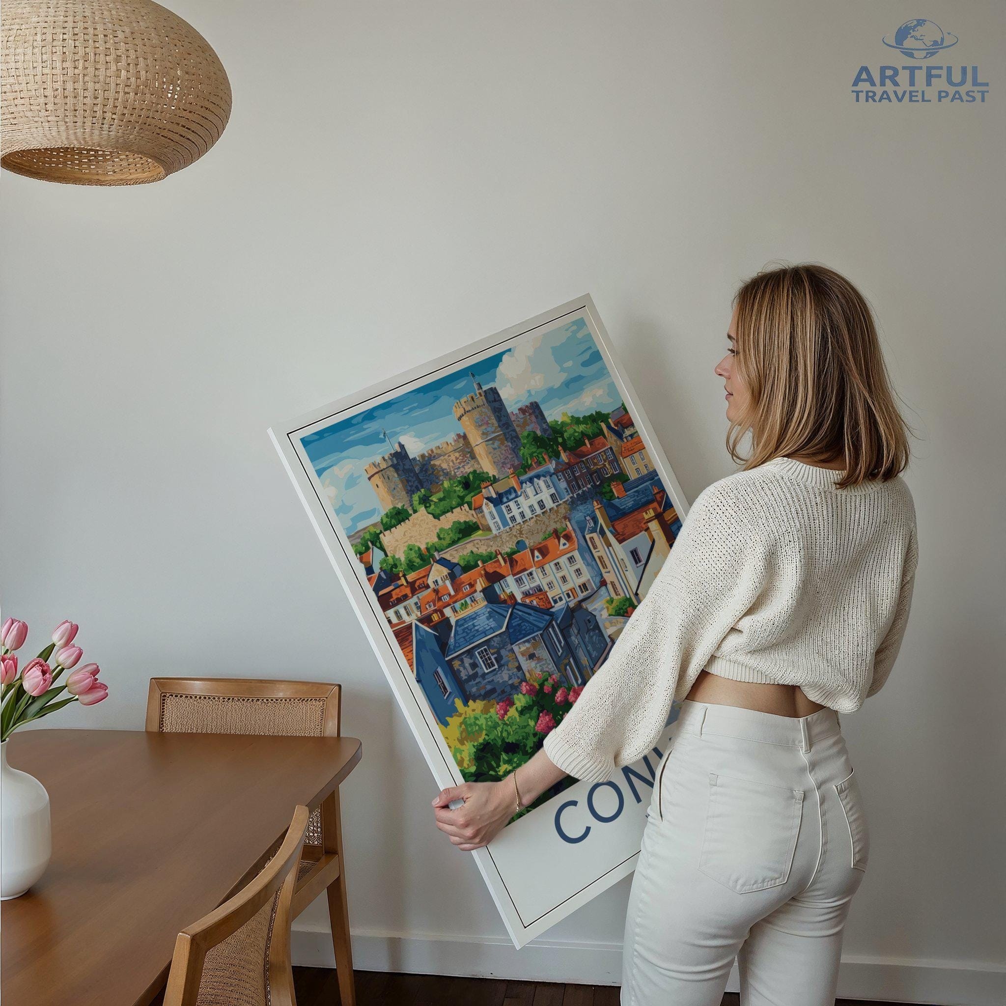 Conwy Castle Poster - Wales Wall Art