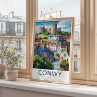 Conwy Castle Poster - Wales Wall Art