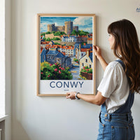 Conwy Castle Poster - Wales Wall Art