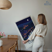 Conwy Castle Poster | Wales Wall Art | UK Decor