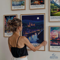 Conwy Castle Poster | Wales Wall Art | UK Decor