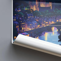 Conwy Castle Poster | Wales Wall Art | UK Decor