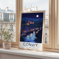 Conwy Castle Poster | Wales Wall Art | UK Decor