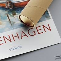 Copenhagen Poster | Denmark Wall Art | Scandinavia Decor
