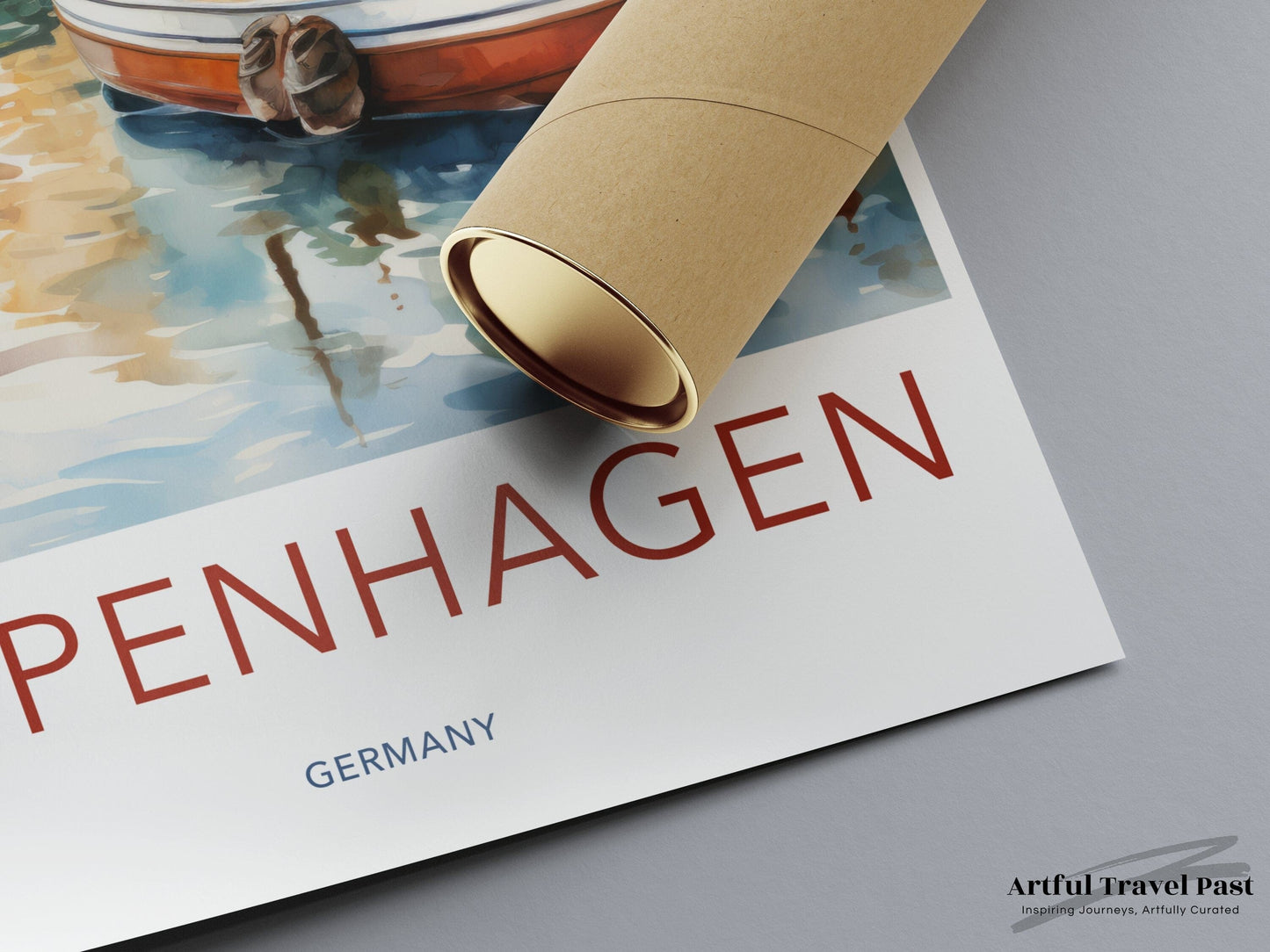 Copenhagen Poster | Denmark Wall Art | Scandinavia Decor