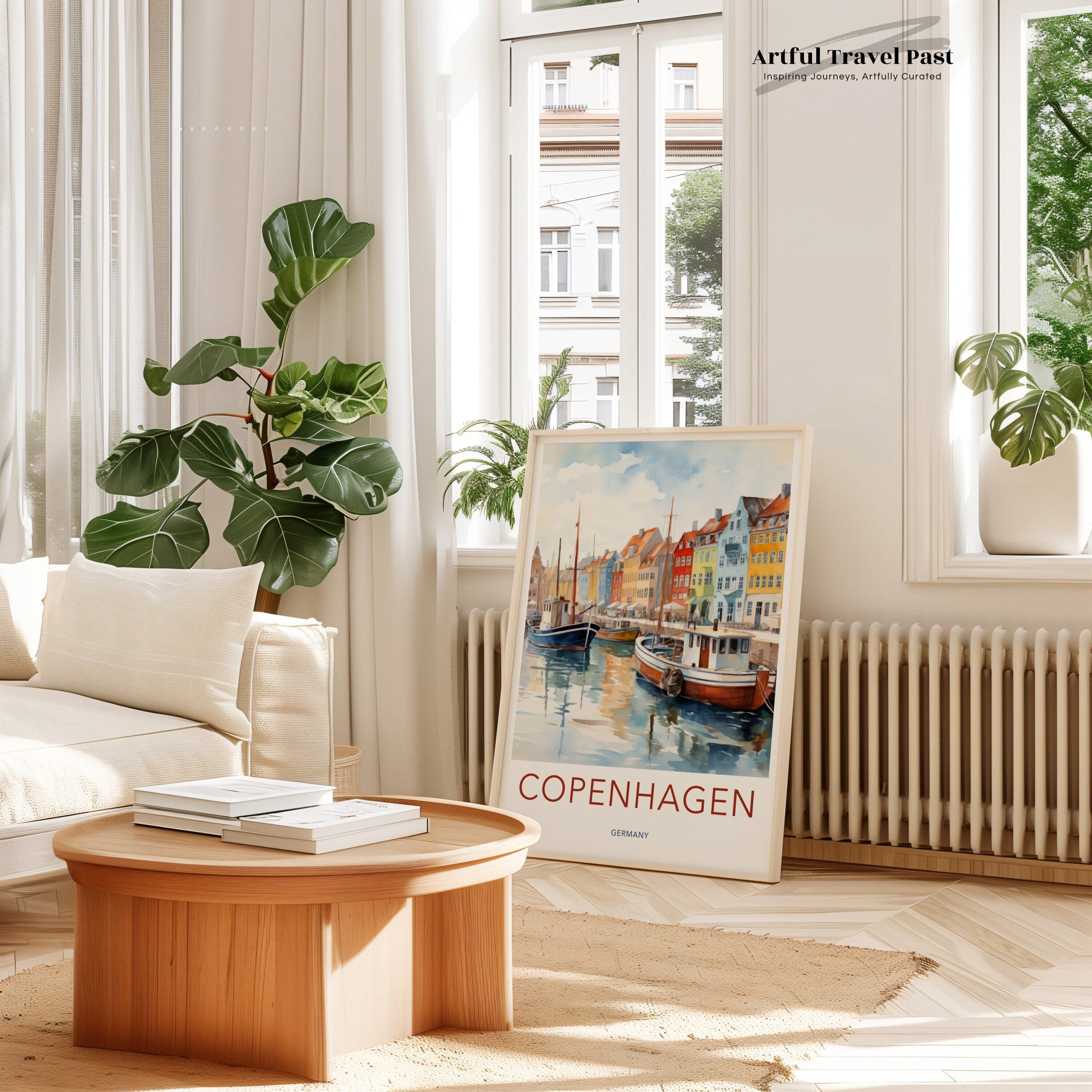 Copenhagen Poster | Denmark Wall Art | Scandinavia Decor