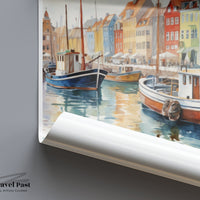 Copenhagen Poster | Denmark Wall Art | Scandinavia Decor