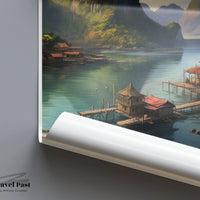 Coron Poster | Philippines Wall Art | Southeast Asia Decor