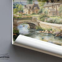 Cotswolds Poster | English Countryside Wall Art