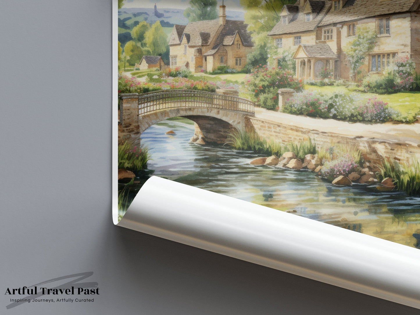 Cotswolds Poster | English Countryside Wall Art