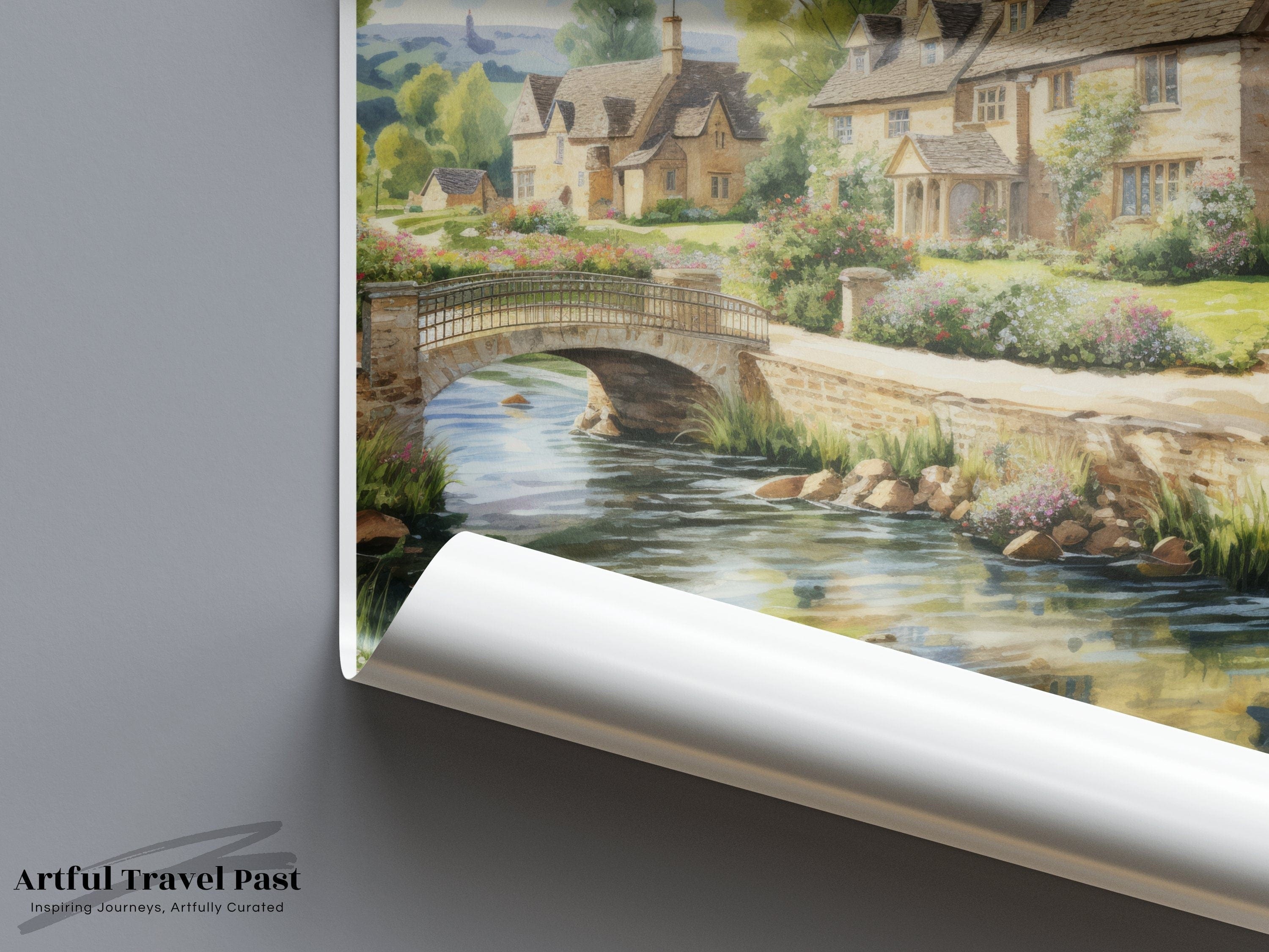 Cotswolds Poster | English Countryside Wall Art