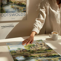 Cotswolds Poster | English Countryside Wall Art