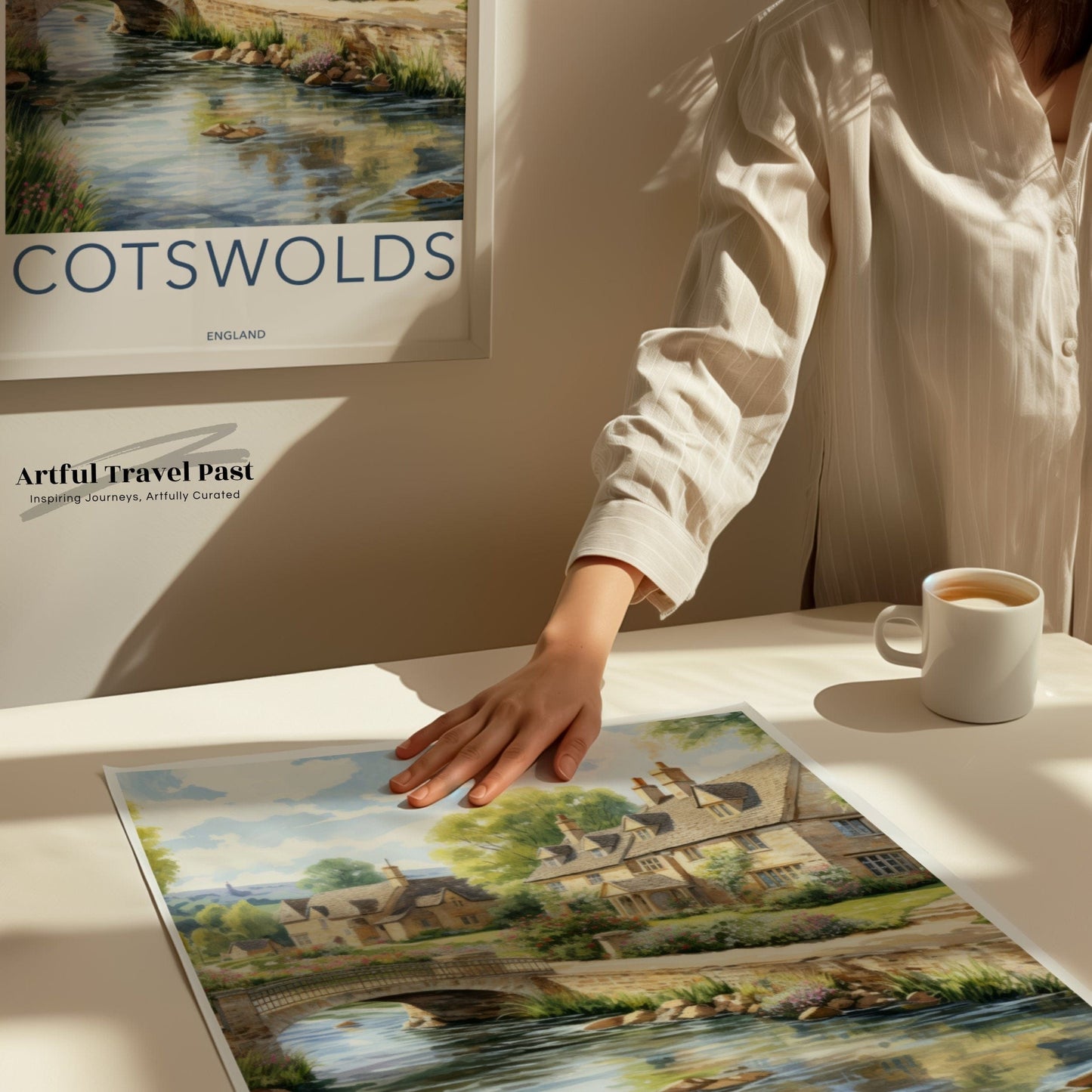 Cotswolds Poster | English Countryside Wall Art