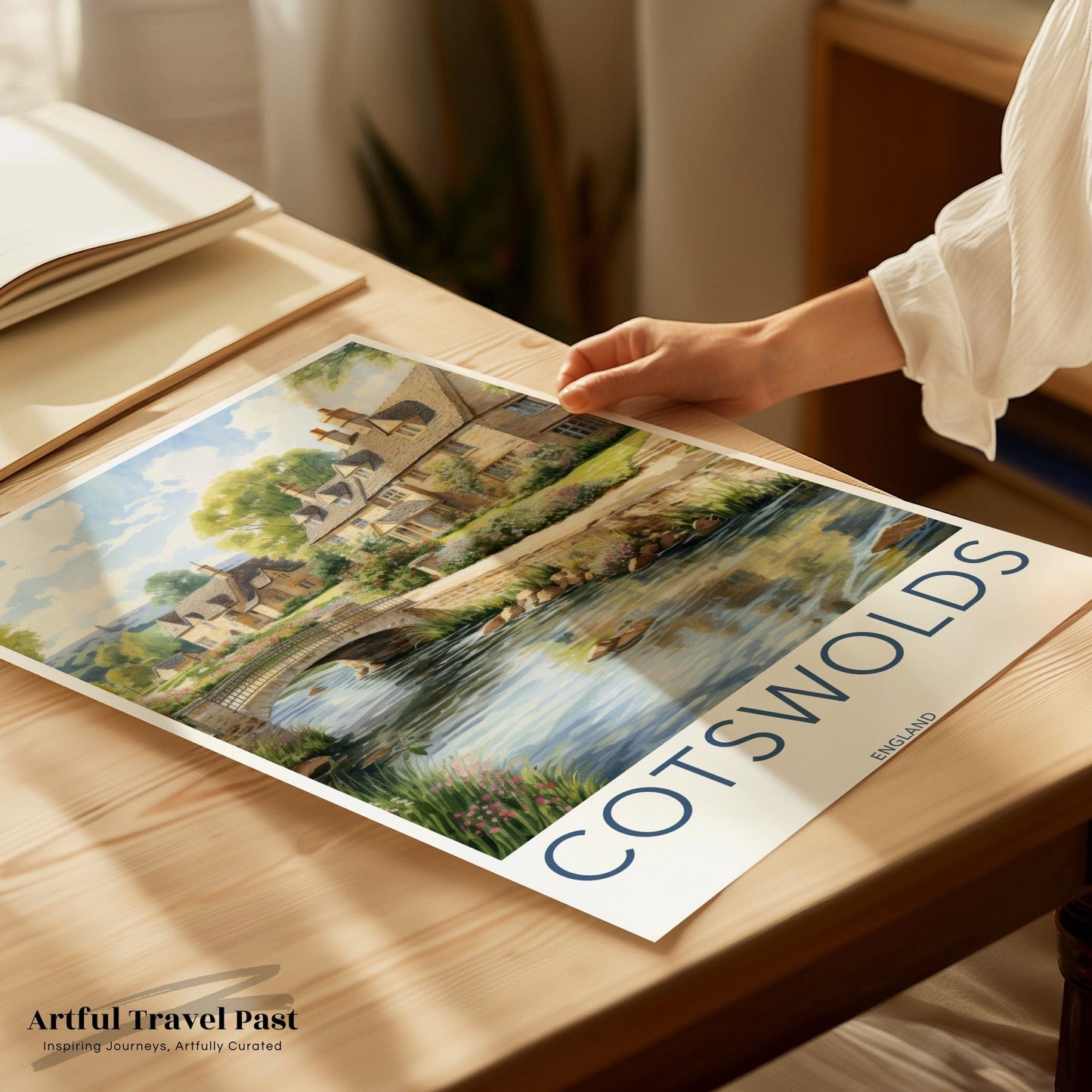 Cotswolds Poster | English Countryside Wall Art