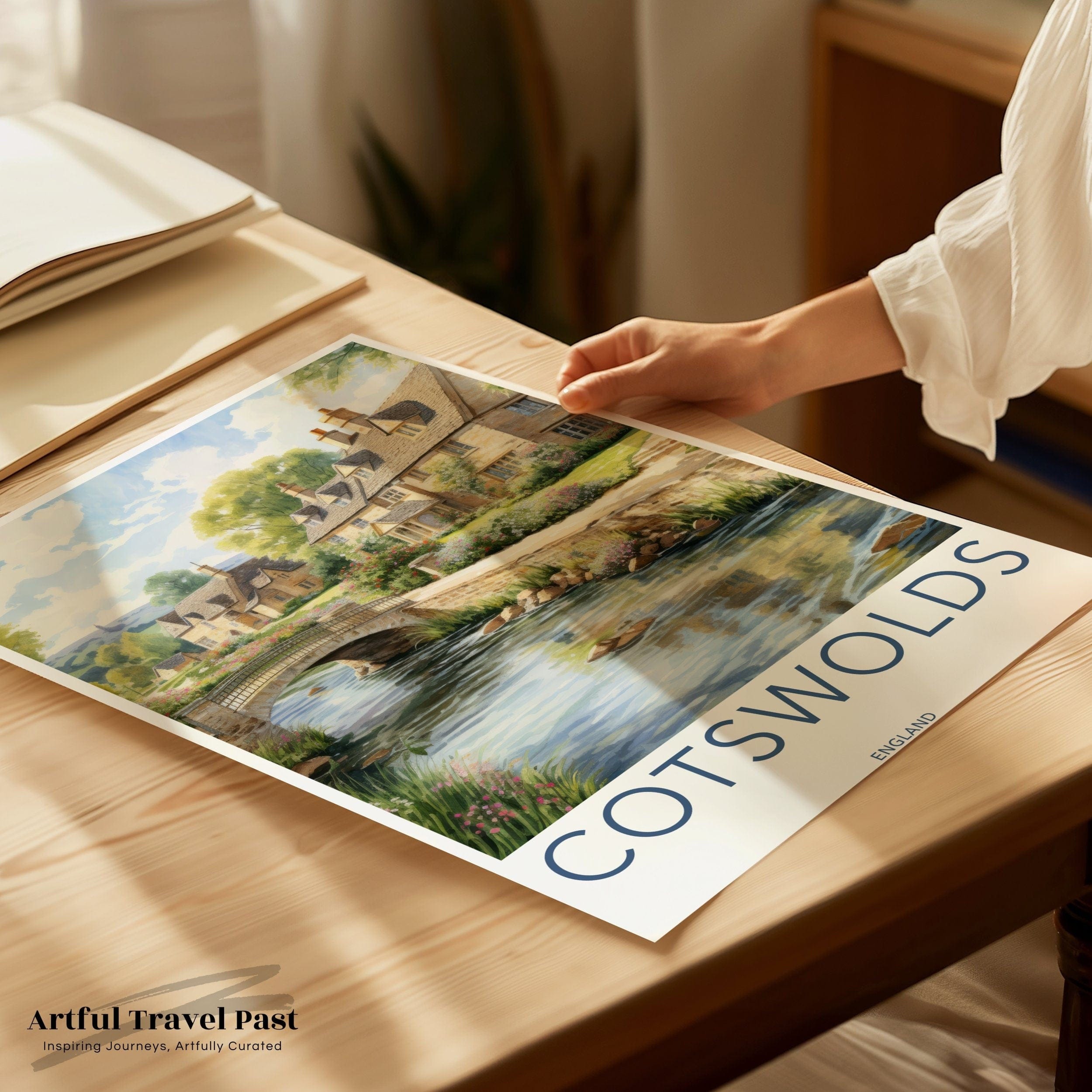 Cotswolds Poster | English Countryside Wall Art