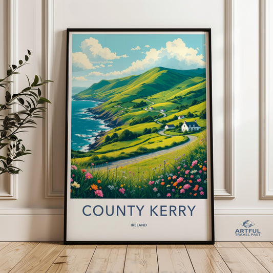 County Kerry Poster - Ireland Wall Art