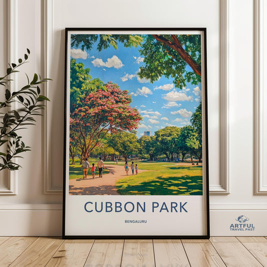 Cubbon Park Poster - Bengaluru Wall Art