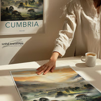 Cumbria Moorland Poster | England Wall Art | UK Decor