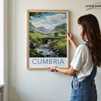 Cumbria Poster - England Wall Art