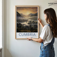 Cumbria Poster - England Wall Art