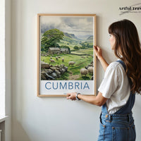 Cumbria Poster - England Wall Art