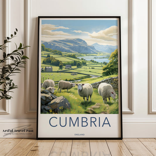 Cumbria Poster - England Wall Art