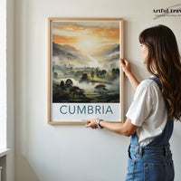 Cumbria Poster - England Wall Art