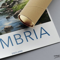 Cumbria Poster | England Wall Art | UK Decor