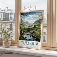 Cumbria Poster | England Wall Art | UK Decor